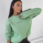 Bluza bawełniana Ola Voga My Comfort j.zielona