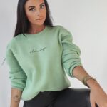 Bluza bawełniana Ola Voga My Comfort j.zielona