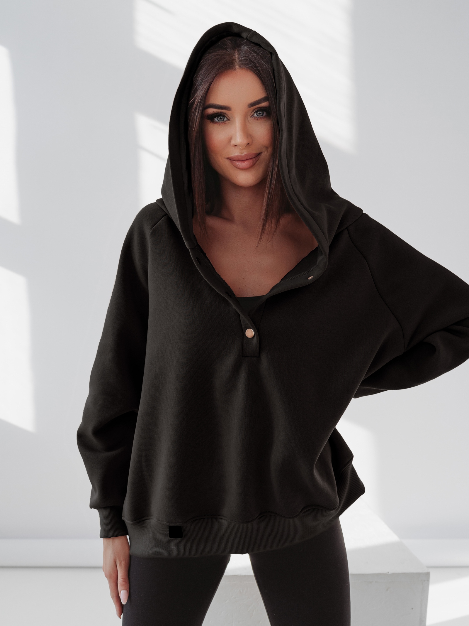 Bluza oversize Ola Voga Big Back czarna