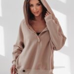 Bluza oversize Ola Voga Big Back j.beżowa