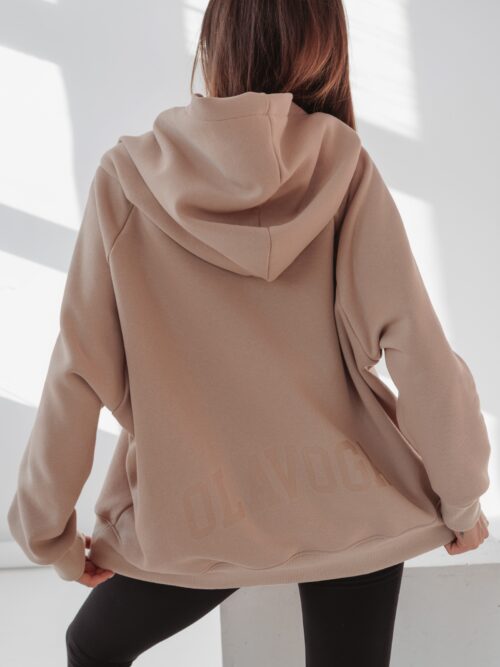 Bluza oversize Ola Voga Big Back j.beżowa