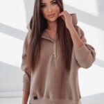 Bluza oversize Ola Voga Big Back c.beżowa