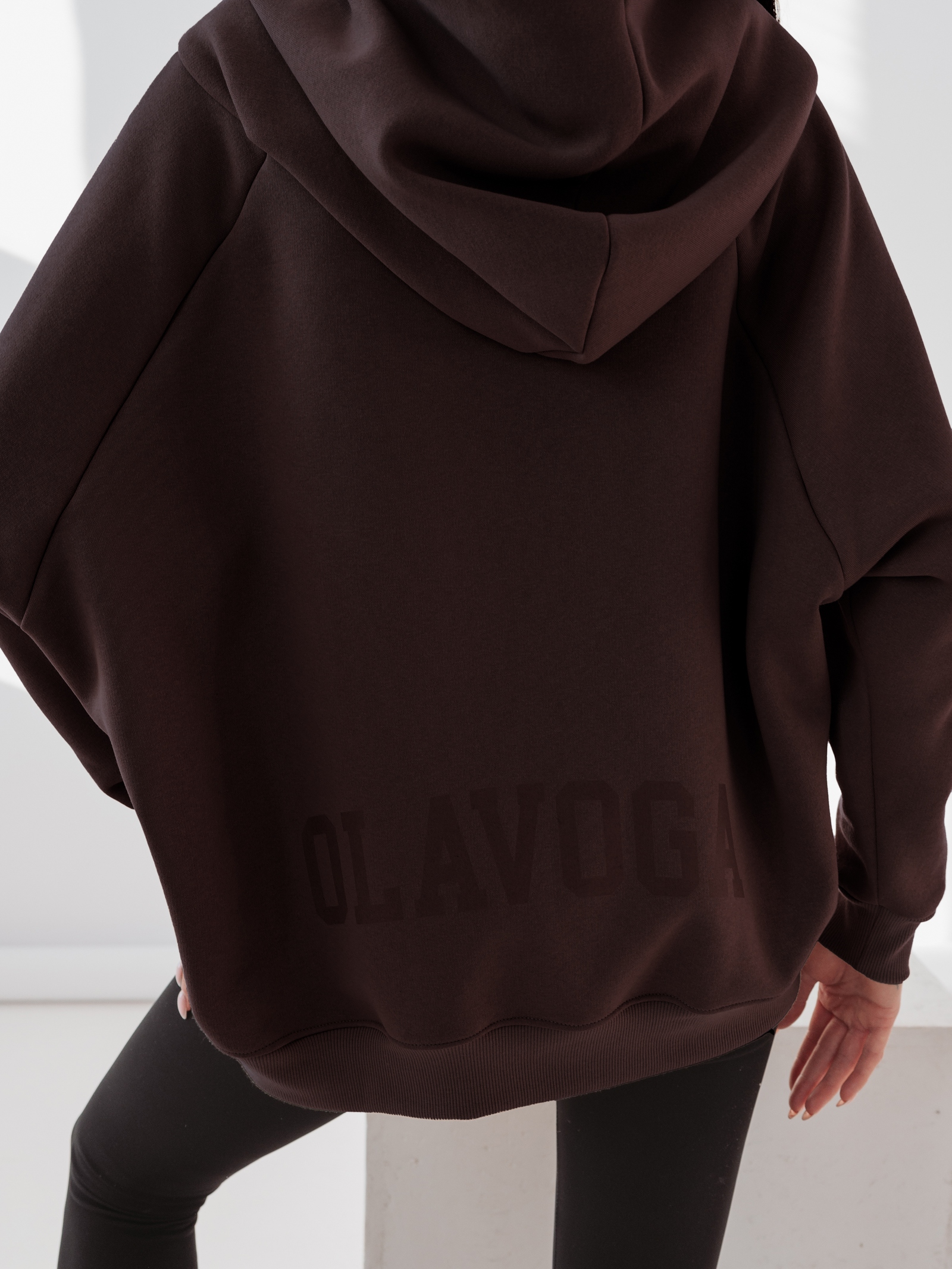 Bluza oversize Ola Voga Big Back brązowa