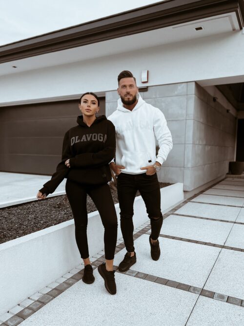 Bluza kangur unisex OlaVoga Sport czarna