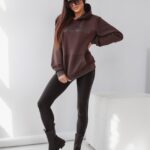 Bluza kangur unisex OlaVoga Sport brązowa