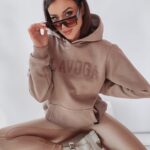 Bluza kangur unisex OlaVoga Sport c.beżowa