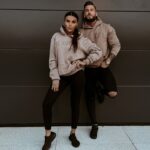 Bluza kangur unisex OlaVoga Sport latte