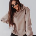 Bluza kangur unisex OlaVoga Sport latte