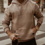 Bluza kangur unisex OlaVoga Sport latte