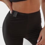 Legginsy z wyższym stanem Ola Voga Soft Leather czarne