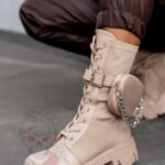 Workery z kieszonką Powers New Rock cappuccino