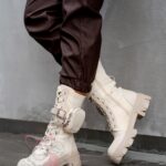 Workery z kieszonką Powers New Rock beżowe