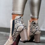 Botki w stylu kowbojskim Madam Cosac beżowe