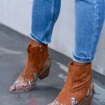 Botki kowbojki West Rock karmelowe