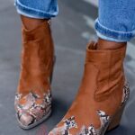 Botki kowbojki West Rock karmelowe