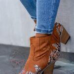 Botki kowbojki West Rock karmelowe