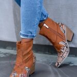 Botki kowbojki West Rock karmelowe