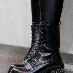 Workery eleganckie Kazo Rock wężowe