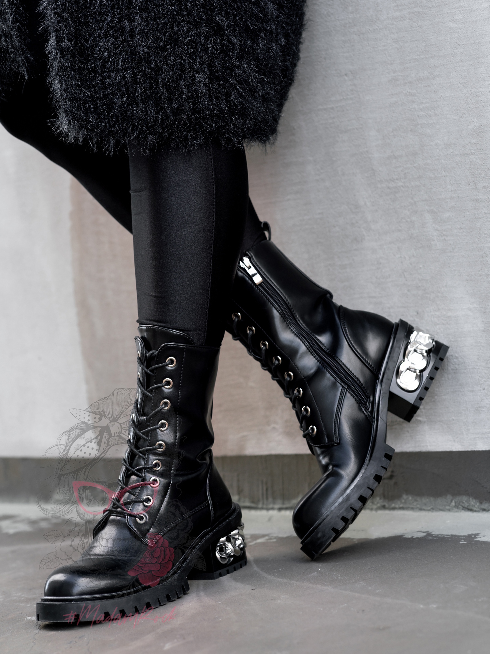 Workery eleganckie Kazo Rock II czarne Workery eleganckie Kazo Rock II czarne