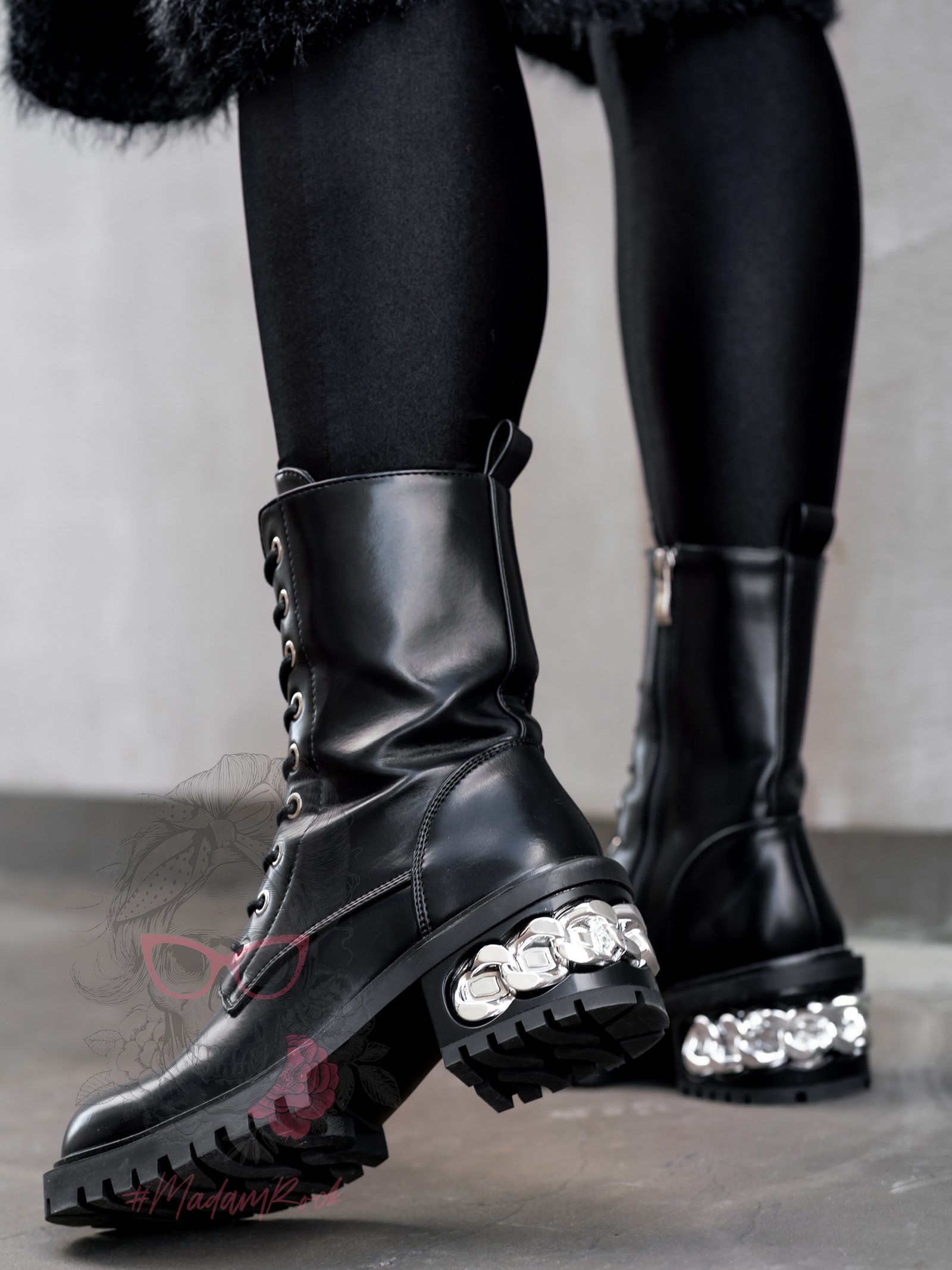 Workery eleganckie Kazo Rock II czarne Workery eleganckie Kazo Rock II czarne