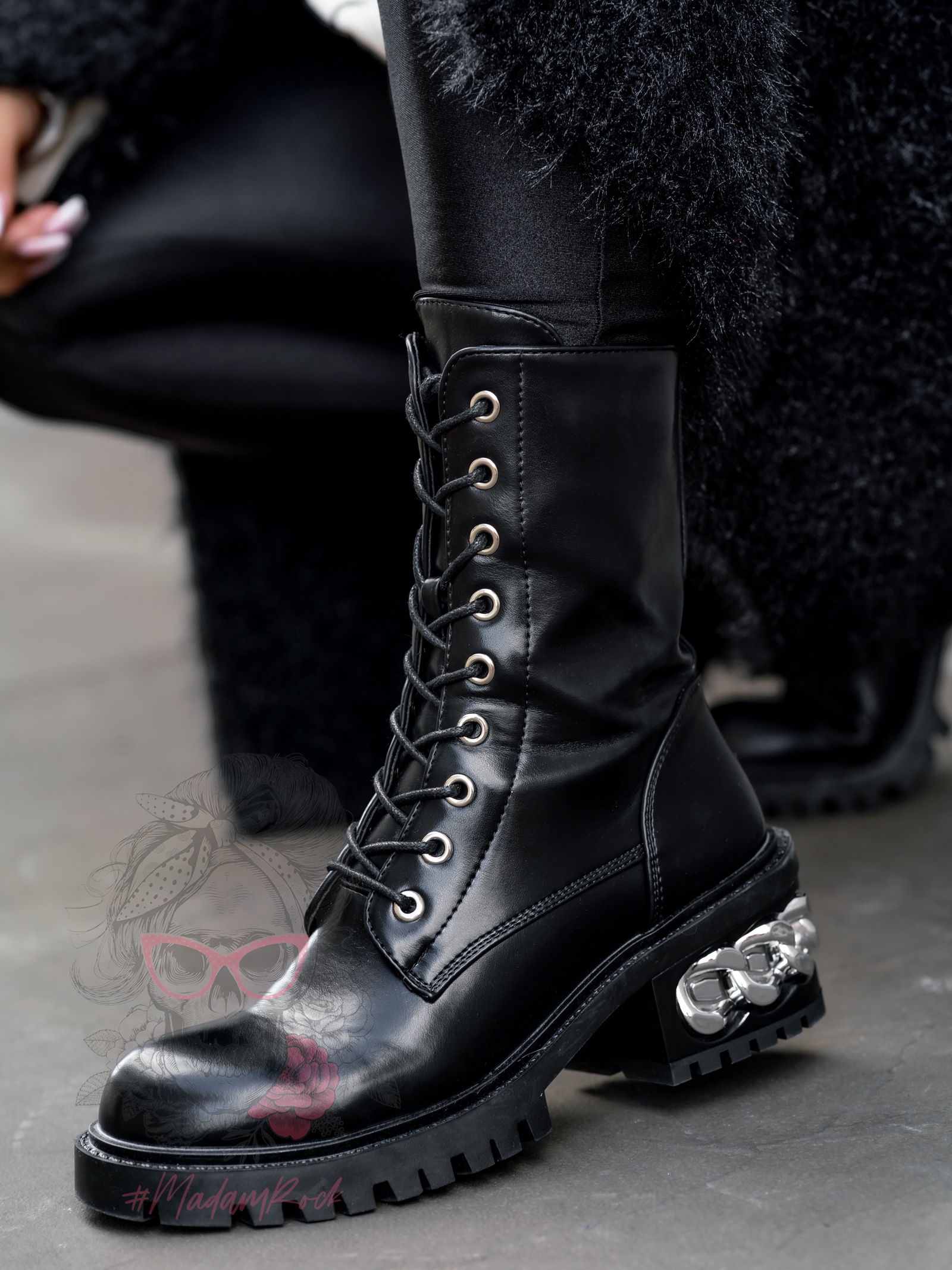 Workery eleganckie Kazo Rock II czarne Workery eleganckie Kazo Rock II czarne