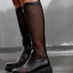 Kozaki oficerki kabaretki Rock Autoriz czarne