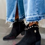 Botki zamszowe Madam Ullet czarne