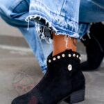 Botki zamszowe Madam Ullet czarne