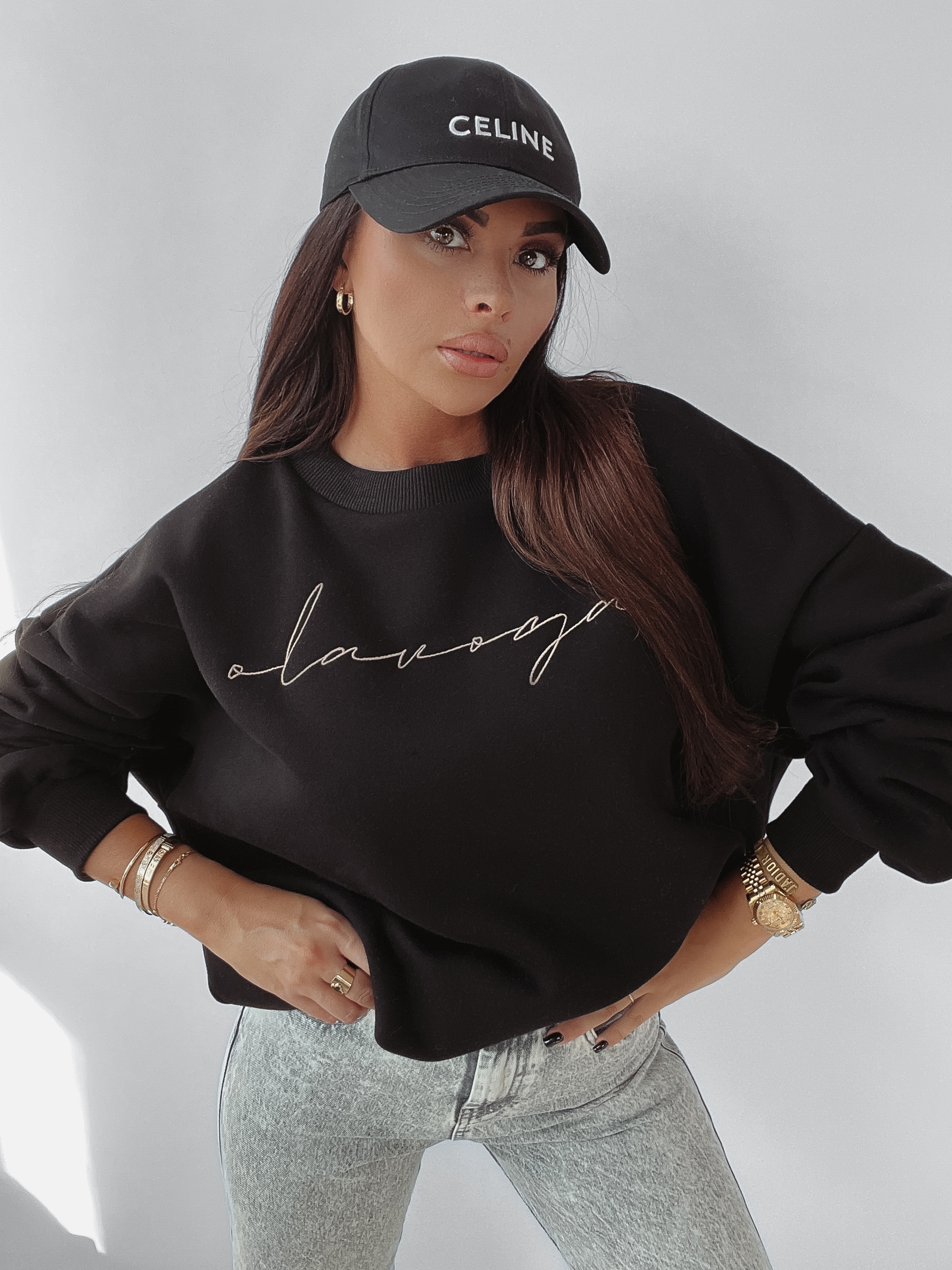 Bluza logowana Elen Ola Voga czarna