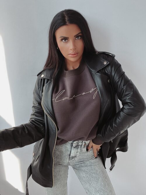 Bluza logowana Elen Ola Voga brązowa