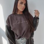 Bluza logowana Elen Ola Voga brązowa