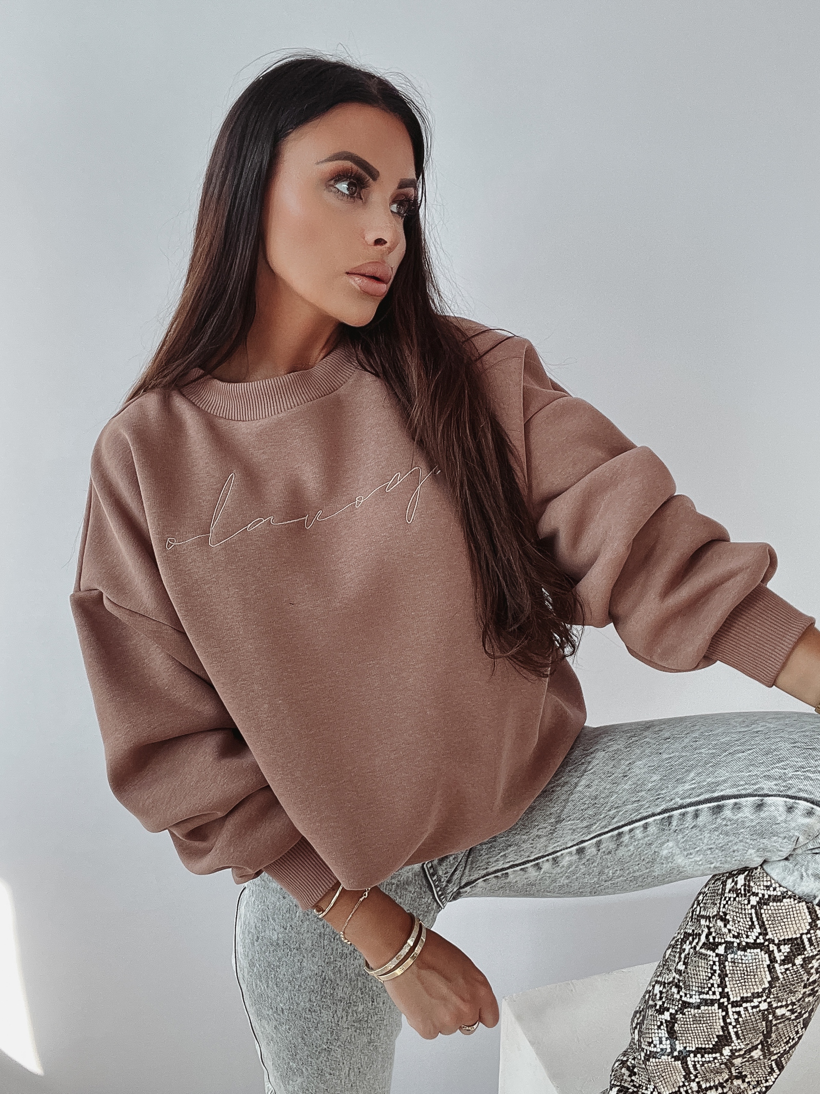 Bluza logowana Elen Ola Voga c.beżowa