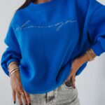 Bluza logowana Elen Ola Voga chabrowa