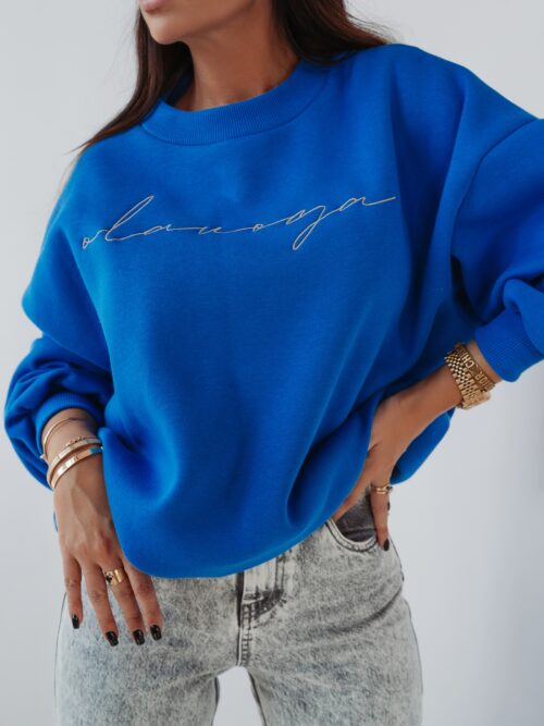 Bluza logowana Elen Ola Voga chabrowa