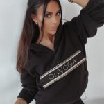 Bluza polarowa z kapturem Ola Voga Teddy czarna