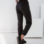 Spodnie z marszczeniami Ola Voga Intensive Autumn czarne