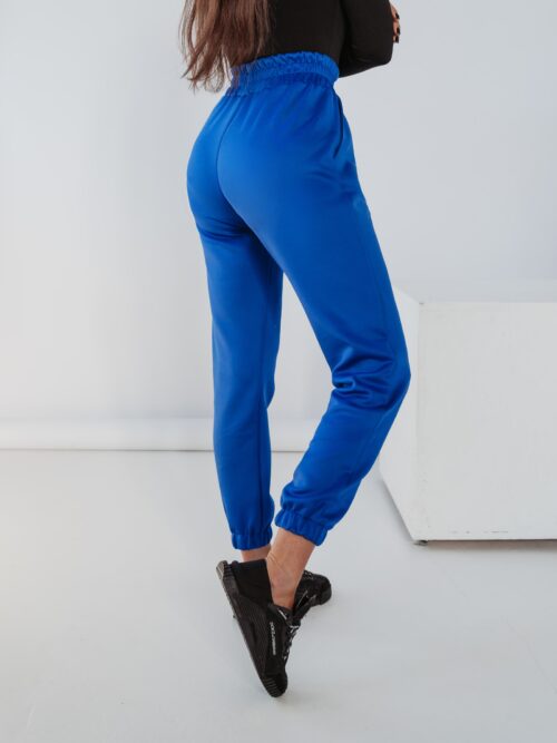 Spodnie z marszczeniami Ola Voga Intensive Autumn chabrowe