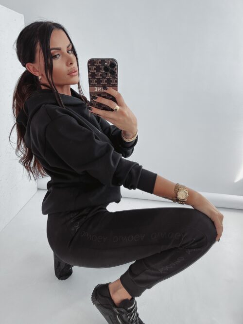 Komplet klasyczny Ola Voga Long Logo Woman czarny