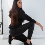 Komplet klasyczny Ola Voga Long Logo Woman czarny