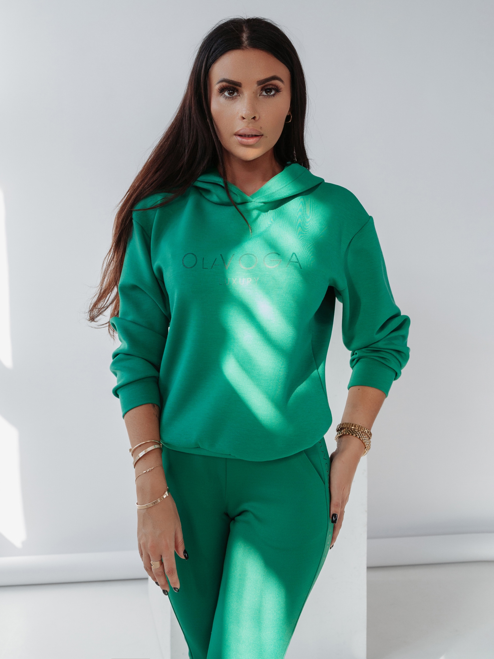 Komplet klasyczny Ola Voga Long Logo Woman zielony Komplet klasyczny Ola Voga Long Logo Woman zielony