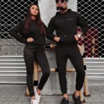 Komplet męski Long Logo Man Ola Voga czarny