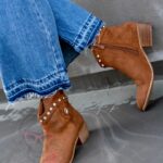 Botki zamszowe Madam Ullet karmelowe