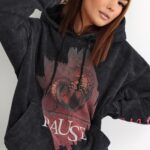 Bluza dekatyzowana MC Deragona czarna