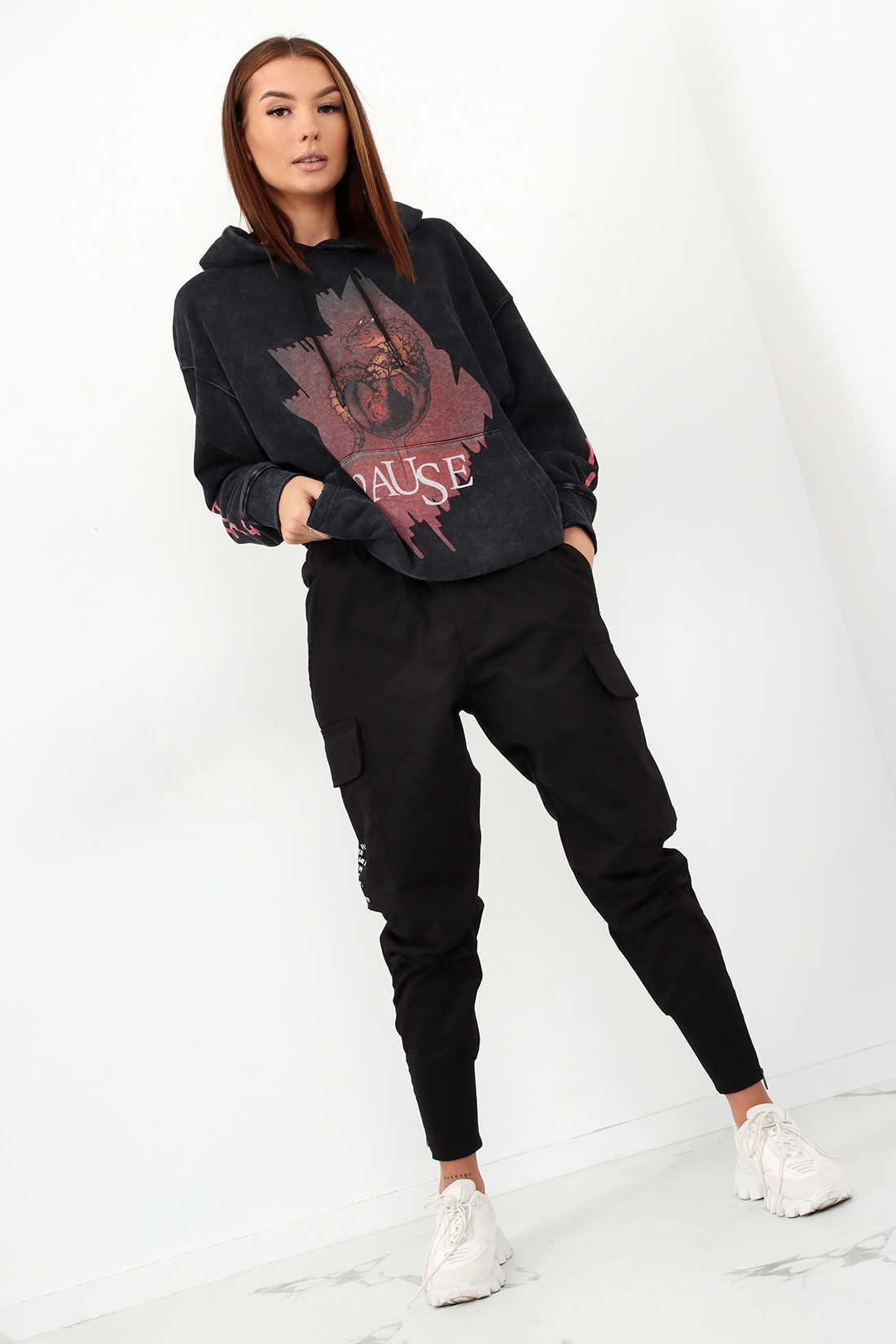 Bluza dekatyzowana MC Deragona czarna