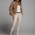 Kurtka z misia Teddy c. beżowa