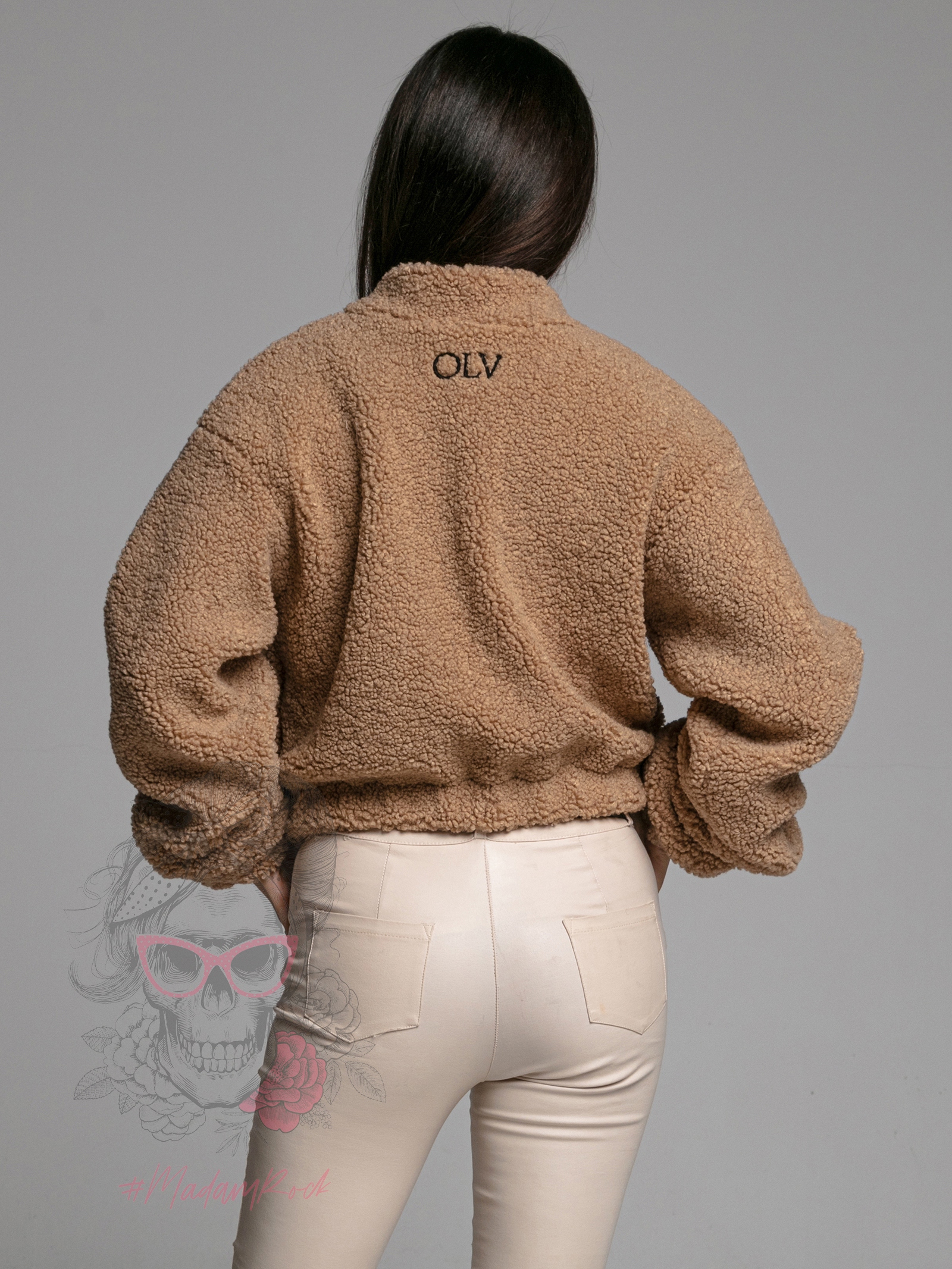 Kurtka z misia Teddy c. beżowa