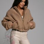 Kurtka z misia Teddy c. beżowa