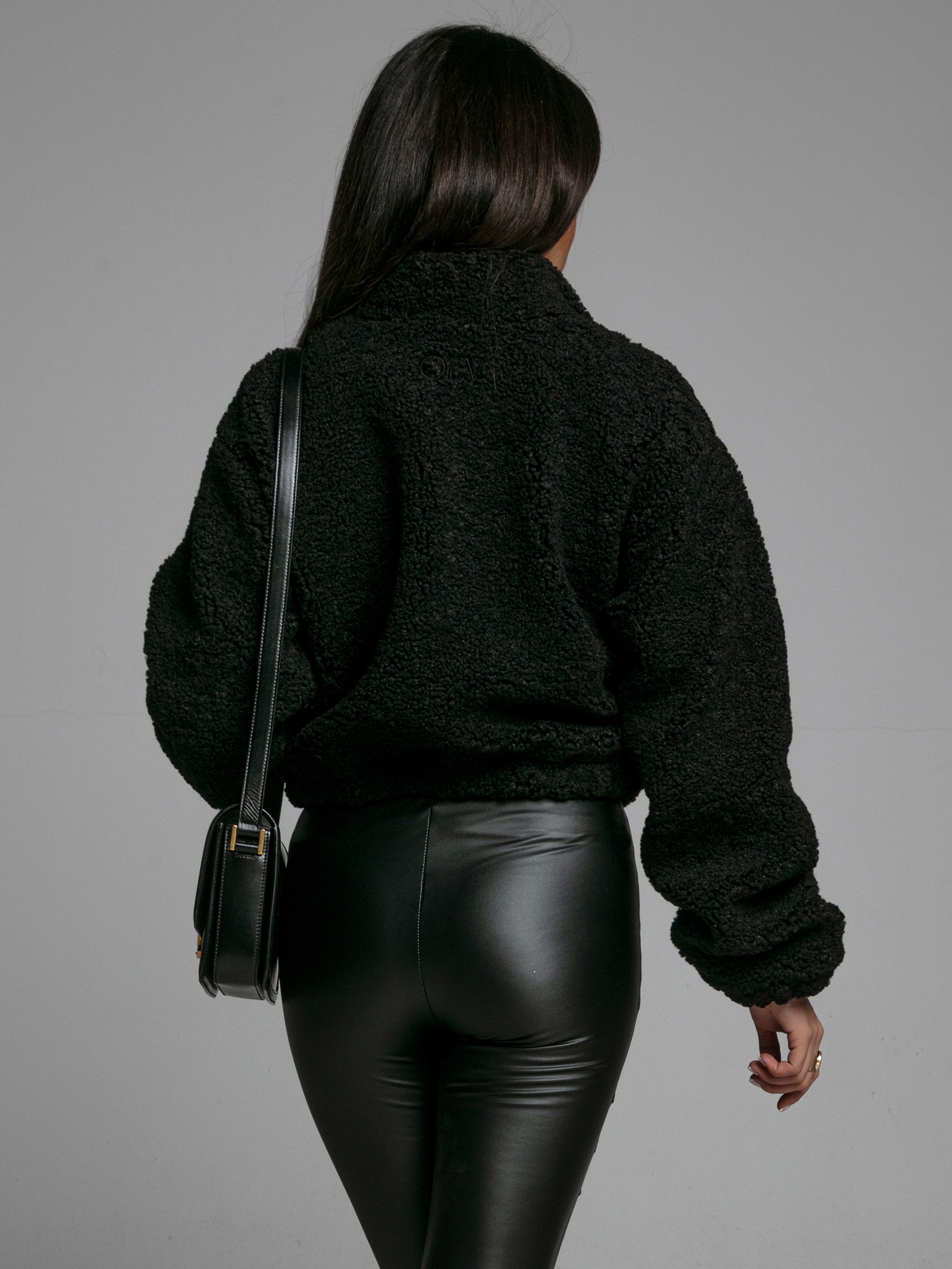 Kurtka z misia Teddy czarna