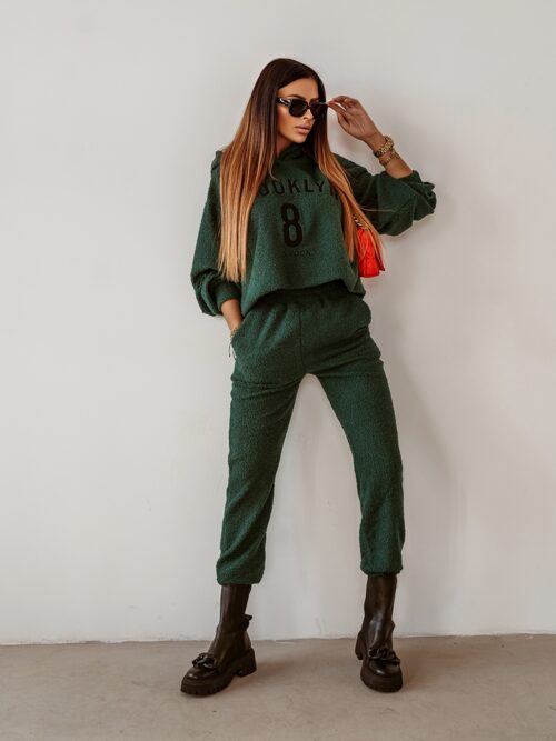 Komplet z misia Brooklyn 8 butelkowa zieleń