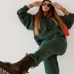 Komplet z misia Brooklyn 8 butelkowa zieleń